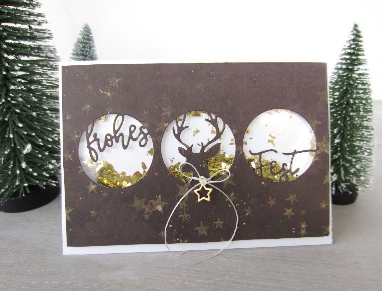 Sciablone: FROHES FEST KREISE STANZSCHABLONE – Nuovo e nell'imballaggio originale da Affoltern am Albis venduto da scrapbooking 2