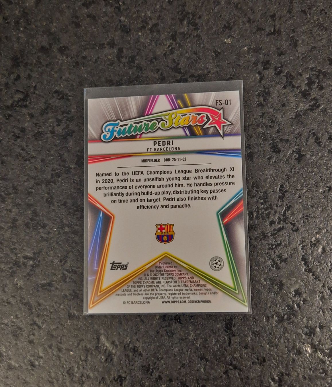 Topps Carte collezionabili: Pedri - Barcelona - Topps – Nuovo (secondo la descrizione) da Burg AG venduto da Danoe 1