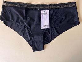 PASSIONATA, Slip mit Spitzenbund, Grösse 44, Farbe Schwarz