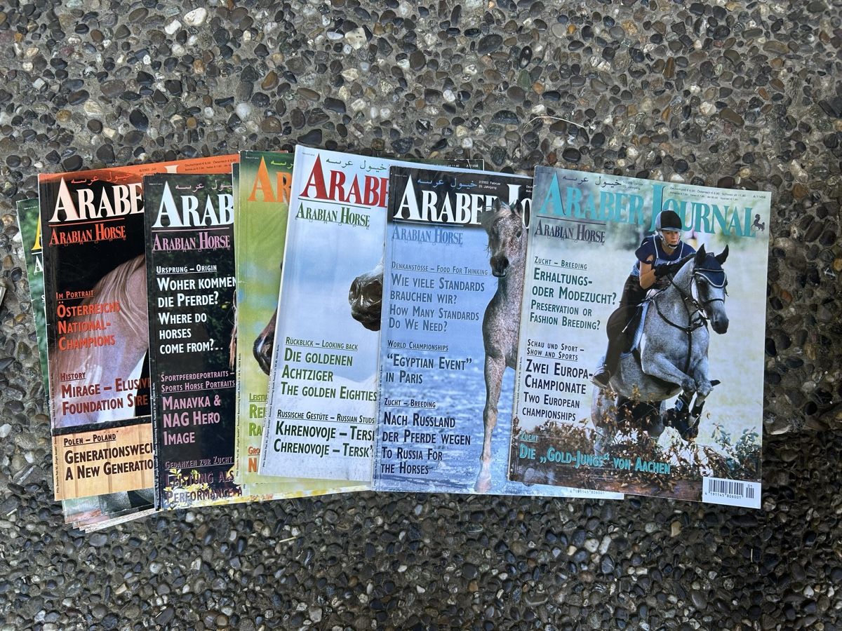Riviste & Magazine: Araber Pferde Zeitschrift Sammlung – Usato da Rickenbach ZH venduto da nathifa 1