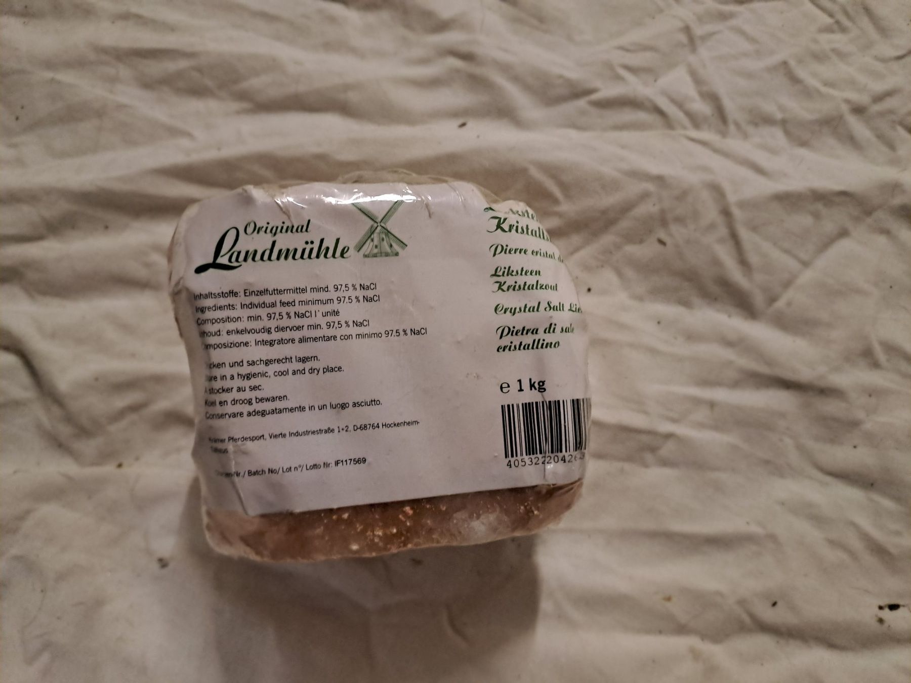Futter: Salz- Leckstein 1kg – Neu und originalverpackt aus Neudorf von ps_biibe92