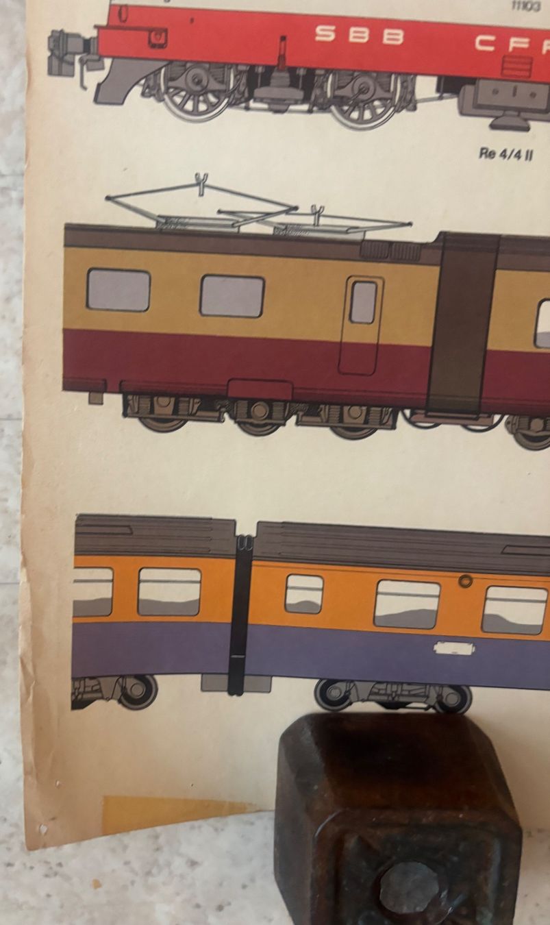 Poster & Bilder: Affiche Locomotives des CFF 1847-1976 – Defekt aus Neuchâtel von gefdeneuch 3