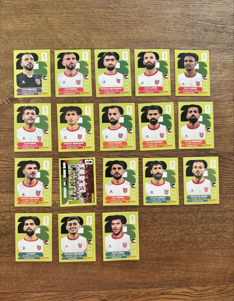 Panini Carte collezionabili: Panini WM 2026 Jordanien – Nuovo (secondo la descrizione) da Emmenbrücke venduto da Lukee1901
