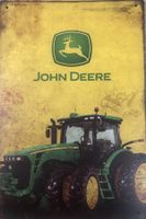 John Deere Metallschild Blechschild Sign Bauernhof Traktor