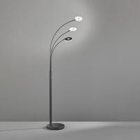 LED Stehleuchte, 3 Strahler, 185 cm Höhe