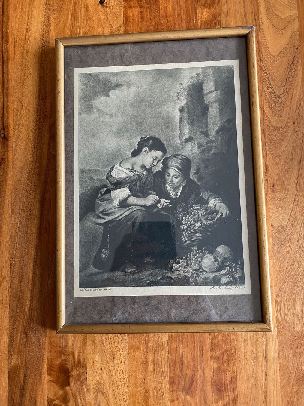 Poster & Bilder: Kunstdruck in Rahmen Murillo Geldzählerin – Gebraucht aus Balsthal von Uroby 1