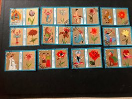 Sharjah Sternzeichen mit Blumen gest.  (2195)