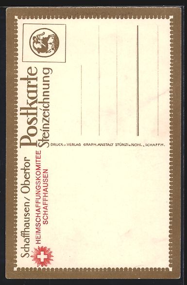 Cartoline postali: AK Schaffhausen, Obertor – Usato da Berlin venduto da bartko-reher 1