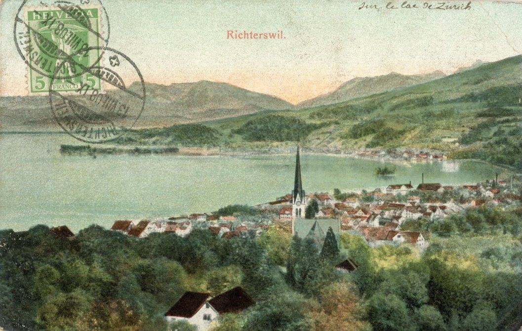 Cartes postales: Richterswil   ZH       um 1908 – D'occasion à Brig par Valcards54