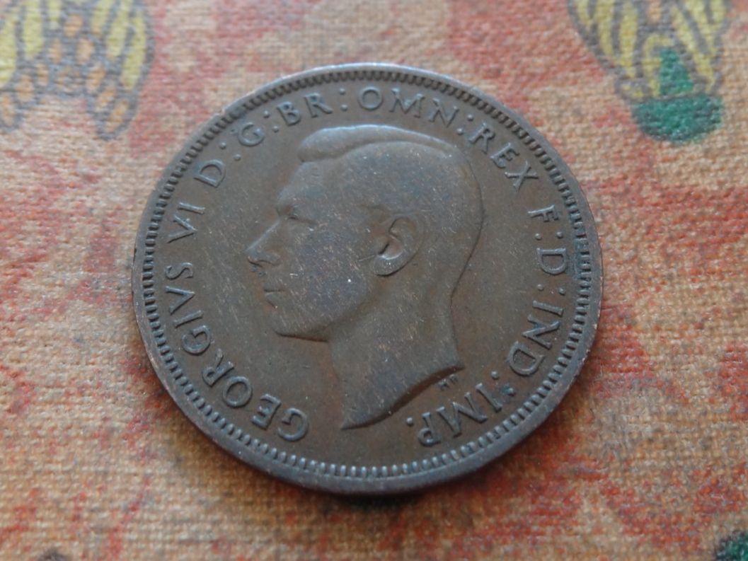 Alle Münzen: ROYAUME-UNI  Half  Penny  1941 – Gebraucht aus Romanel-sur-Lausanne von Swift13 1