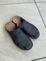 Lasoki Herren Sandalen Leder dunkelblau,neuwertig 