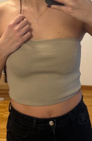 Haut bandeau ZARA taupe, taille S