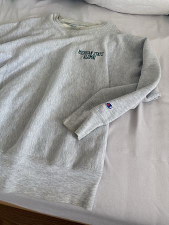 Champion Reverse Weave Michigan State Sweatshirt L Vintage