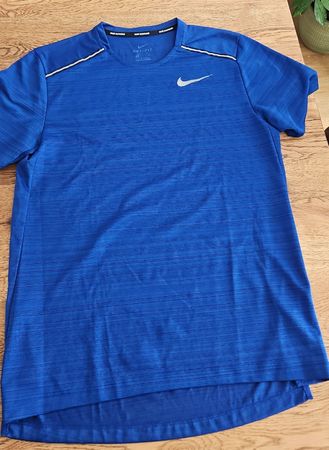 Nike Dri-FIT Herren Laufshirt, Blau, Grösse S - Sommerhit