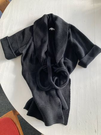 Kurzarm Strickjacke Gr. L