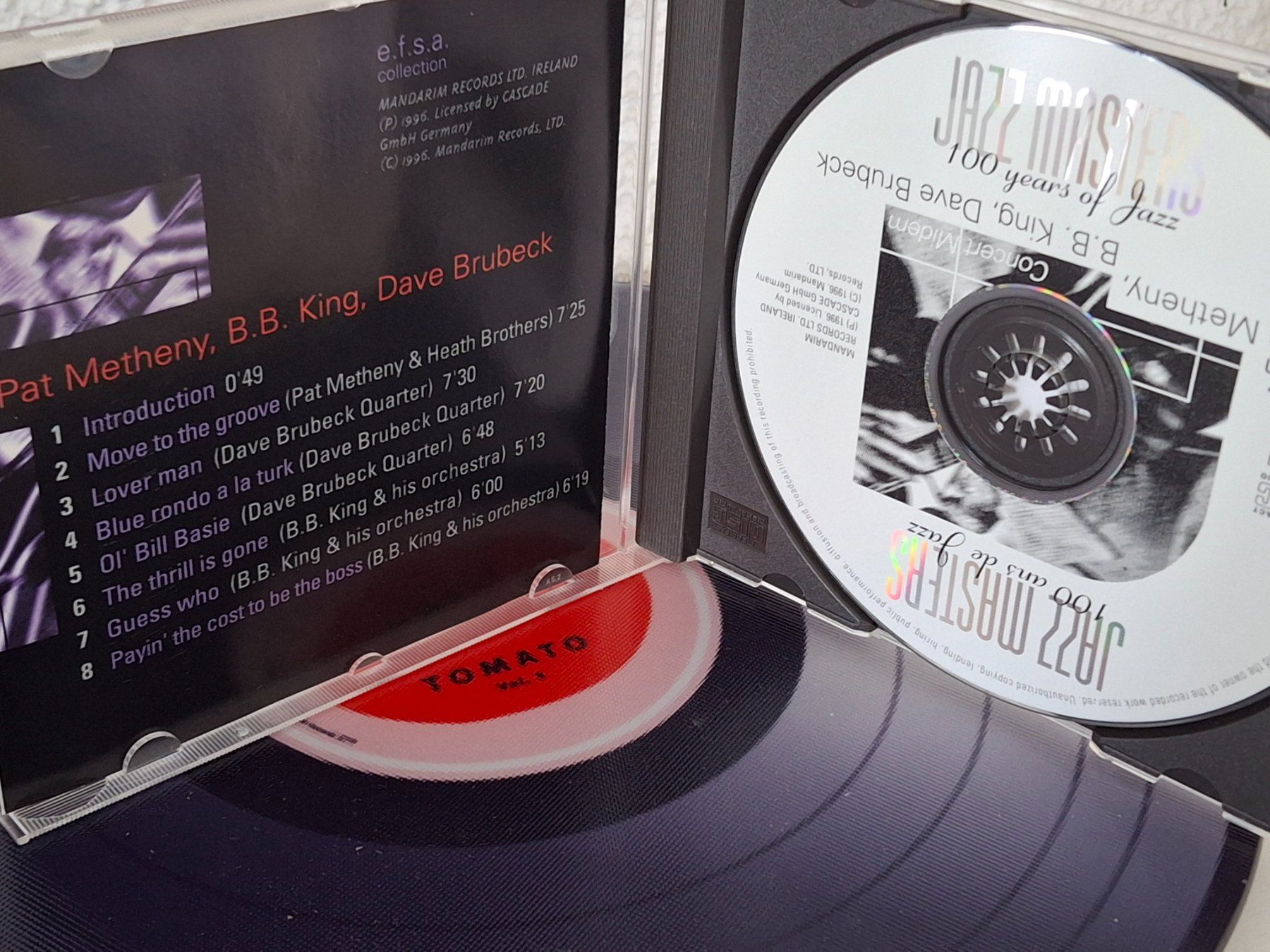 CD: CD Jazz Masters : Metheny, B.B. King, Brubeck – Usato da Aarberg venduto da Jackup1 2