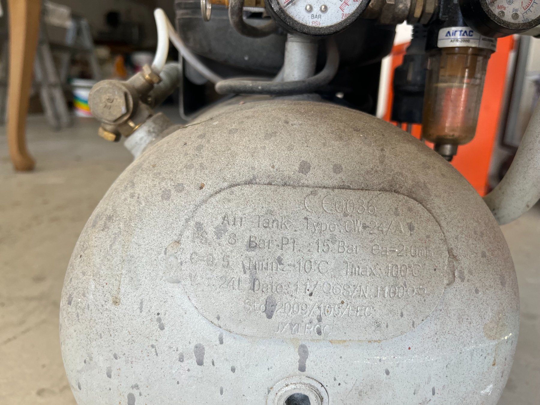 Metabo Compressori: Kompressor 24lt (Luftkompressor mobil) – Usato da Bettlach venduto da Esbe62 5