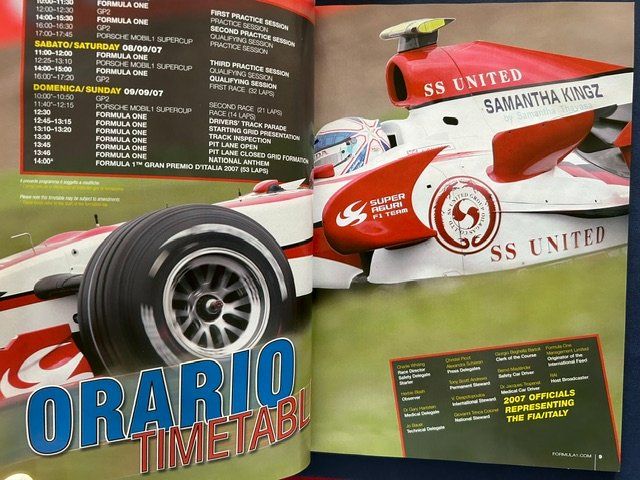 Riviste & Magazine: Formel 1, Katalog Monza 2007, Official Programme – Usato da Bern venduto da oregonzwei 4