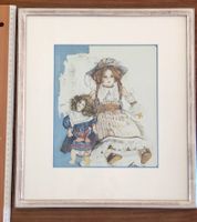Sehr schöner Bilderrahmen (33.50 x 37.50 cm) Puppenbild