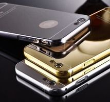 Luxus Aluminium Spiegel iPhone 6 6s SCHW