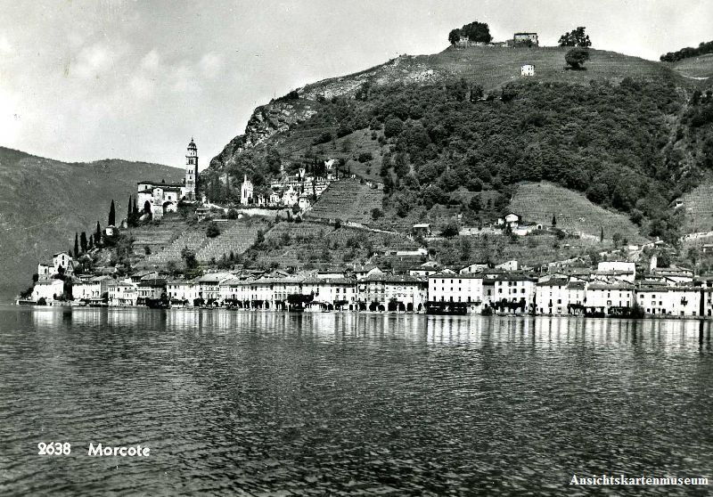 Cartoline postali: Morcote - 1952 Bahnpost Ambulant – Usato da Emmenbrücke venduto da teestube