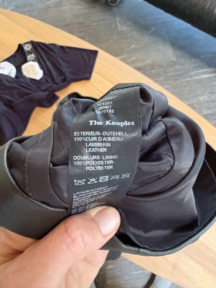 Kooples Gonne: Jupe en cuir  – Usato da Lausanne venduto da Soins 2