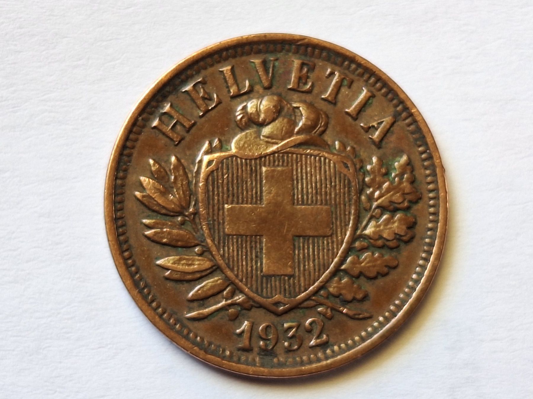 Tutti le monete: 2cts 1932 – Usato da Couvet venduto da zeze03