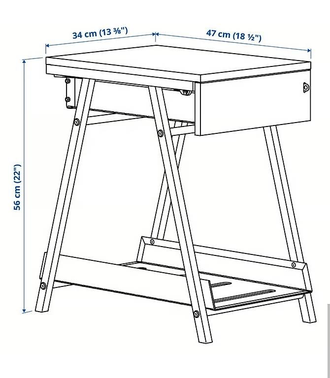 Scrivanie: Ikea Trotten Büro Korpus – Usato da Zürich venduto da Annster 1