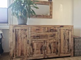 Holz Buffet, Sideboard, Kommode, Massivholz