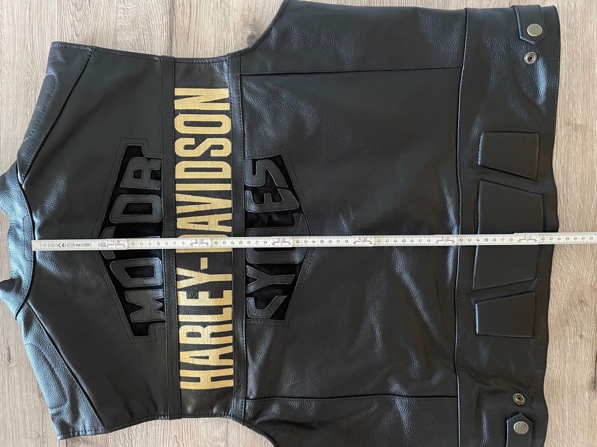 Gilet & Giacche: Original Harley Davidson Lederweste Gr. XL neu – Nuovo e nell'imballaggio originale da Ins venduto da creamo1 3