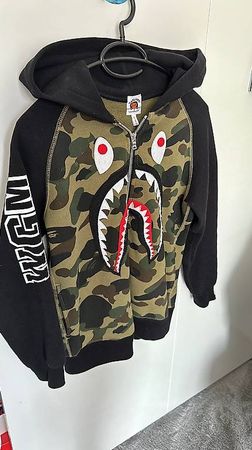 BAPE nike adidas 146/152  Camouflage original Hoodie