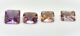 4 x Amétrines 50.66 ct (lot N° 6) - Valeur 1'350.- Fr