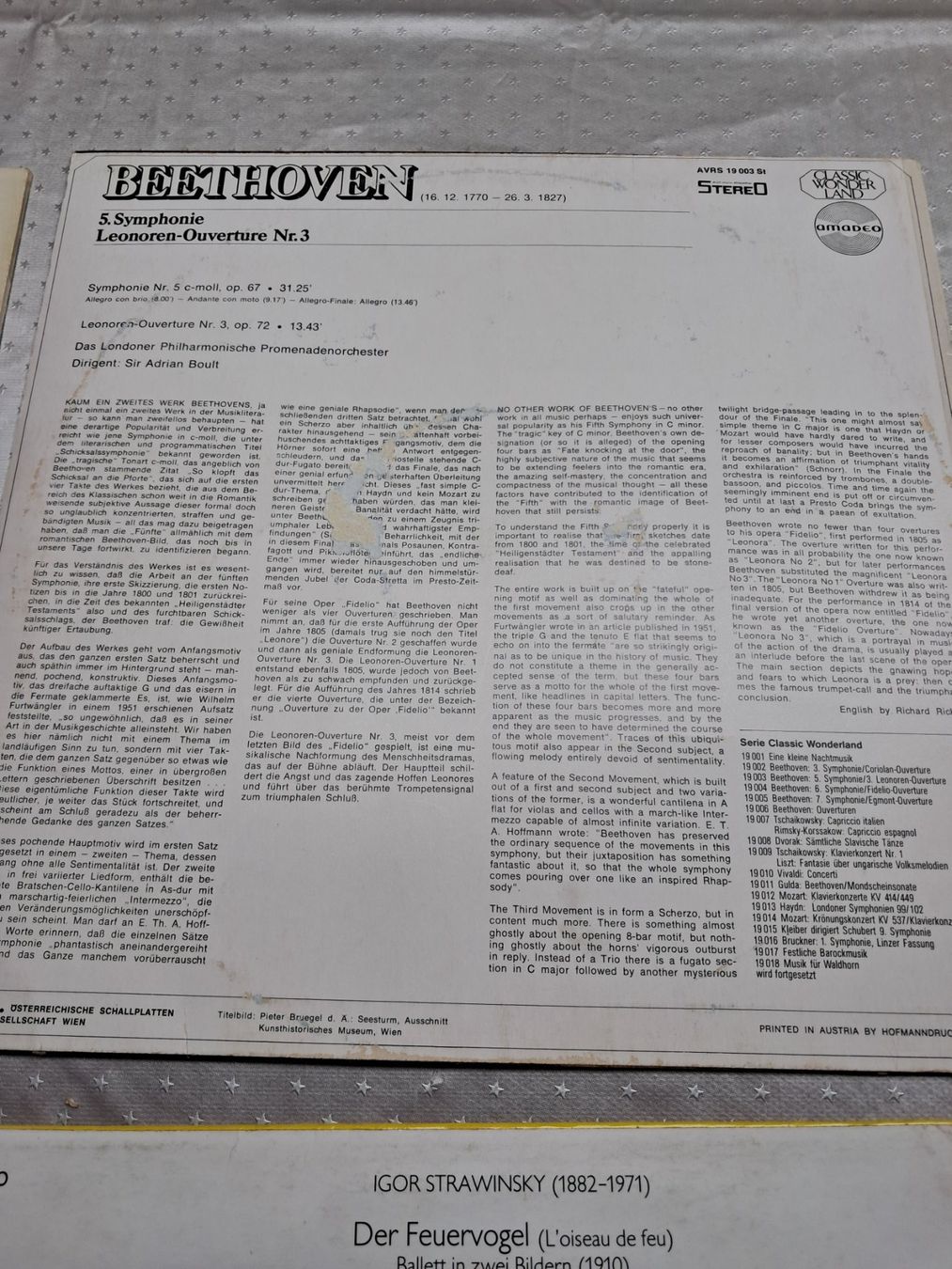 Dischi in vinile: Vinyles musique classique – Usato da moutier venduto da Dupont50 6