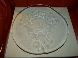 Obstplatte Kosta Boda, Serie Grape, Design Ann Wärff