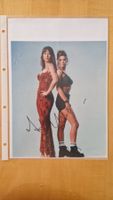 Sophie Marceau, Original Autogramm auf Grossfoto in Farbe