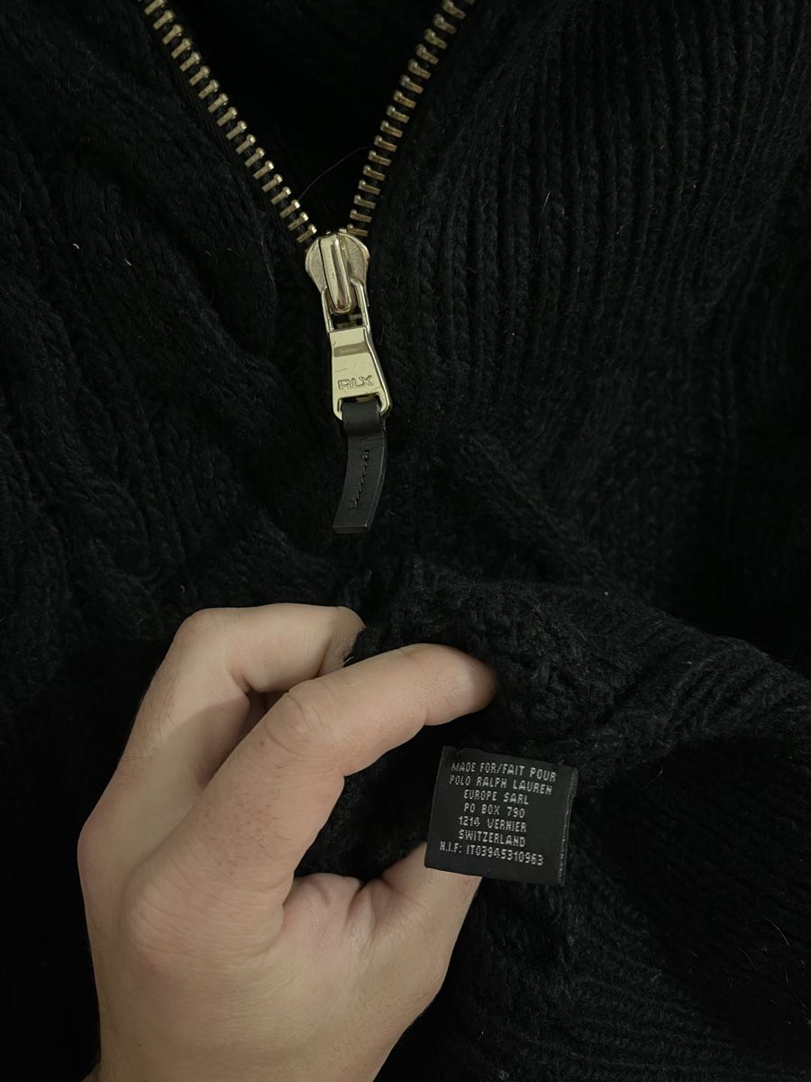 Ralph Lauren Maglioni & Felpe: Schwarz Ralph Lauren Strickpullover, cashmere, Hand knit – Usato da Wetzikon ZH venduto da Jan_wojt 3