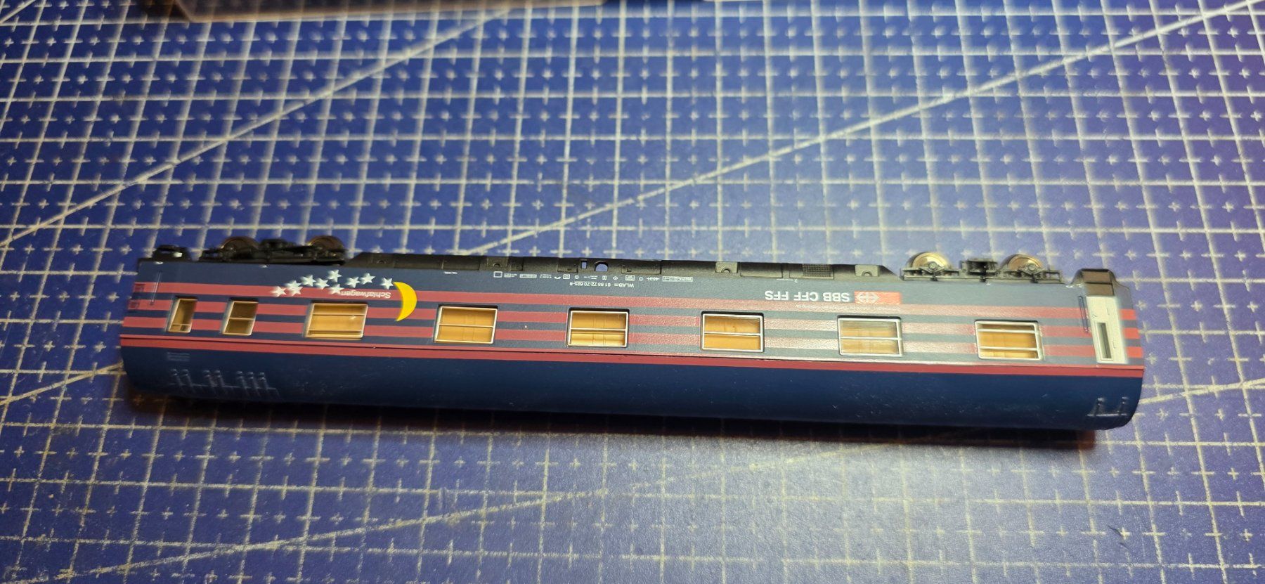 Arnold Modellini di ferrovie: ARNOLD Schlafwagen SBB Spur N – Usato da Hochfelden venduto da Danizh0 2