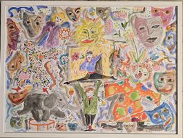 Dimitri original bild 1996,"amore clownesco"
