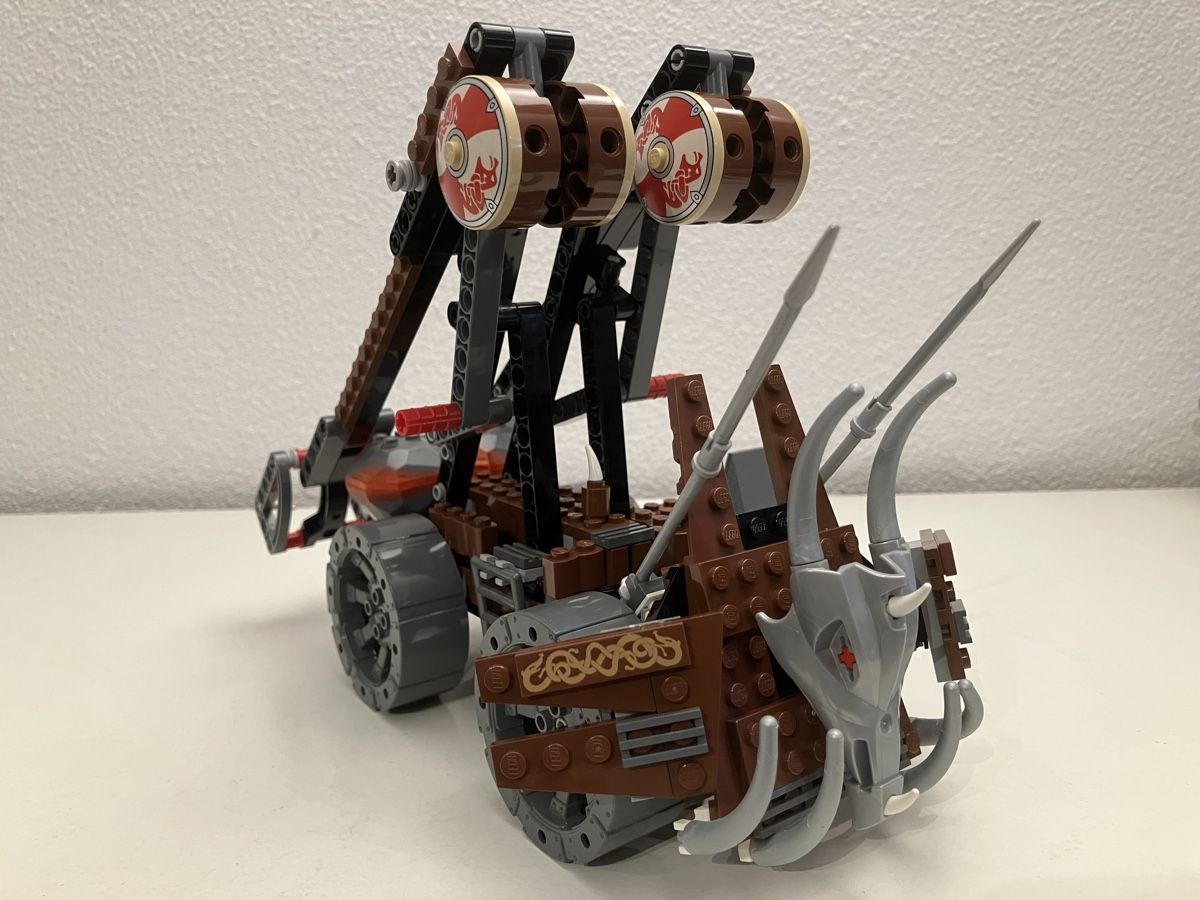 Lego Kit di costruzioni: Lego Vikings Double Catapult vs. Ofnir Dragon 7021 von 2006 – Usato da Willisau venduto da BettyBond 2