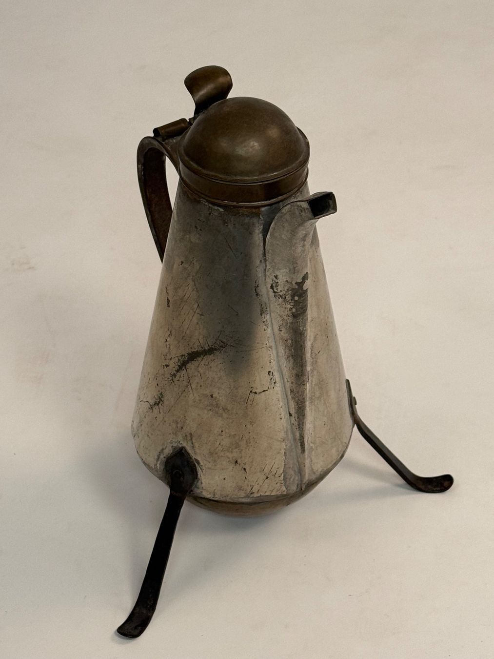 Teekannen: Jugendstil Kanne Kupfer Metall Design – Gebraucht aus Itingen von uhu777