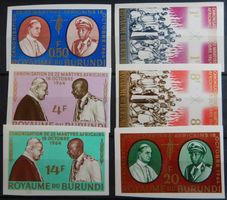 Burundi Kat. 119-124B ** 1964 RAR