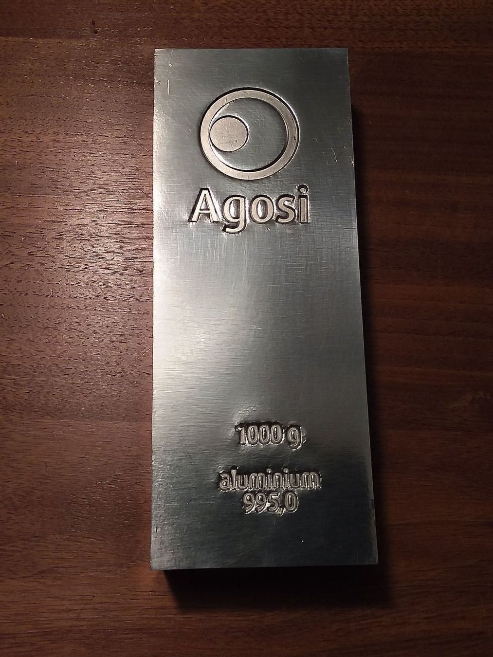 Metalli preziosi: Aluminium Barren 1 Kg – Nuovo e nell'imballaggio originale da Schwyz venduto da Trofana