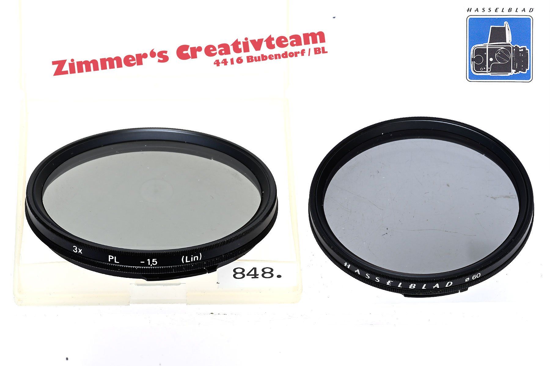 Hasselblad Fotocamera: Hasselblad Polarisationsfilter Bay. 6, V-System – Usato da Bubendorf venduto da zimmers_creativteam