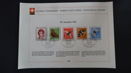 Ersttag SBK J158 - 162  1.XII.55   1