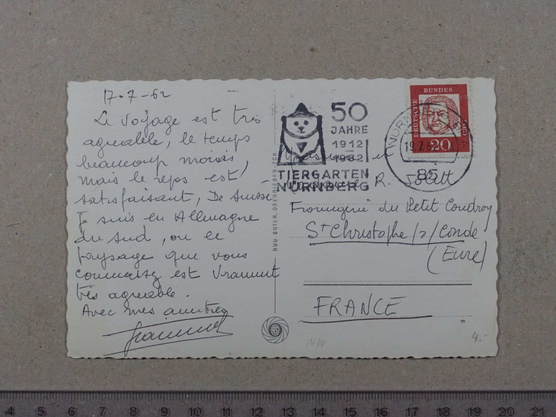 Cartes postales: Engelberg gegen Jochpass, 1962 – D'occasion à Lenzburg par fh1 1