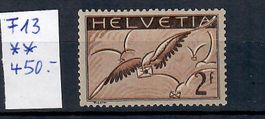 1930:  Flugpost Nr. F 13 Die Marke ist postfrisch **.