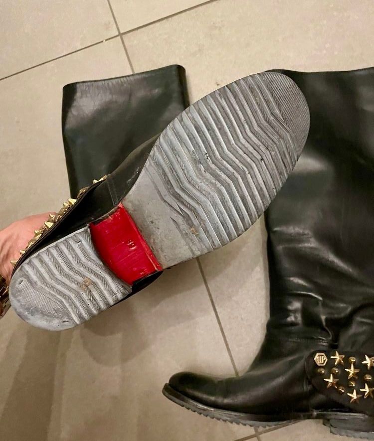 Philipp Plein Chaussures femmes: Seltene Philipp Plein Lederstiefel – D'occasion à Zürich par Sol65 4