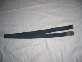Gürtel dunkelblau mit Schweizer Kreuz Schnalle gebraucht