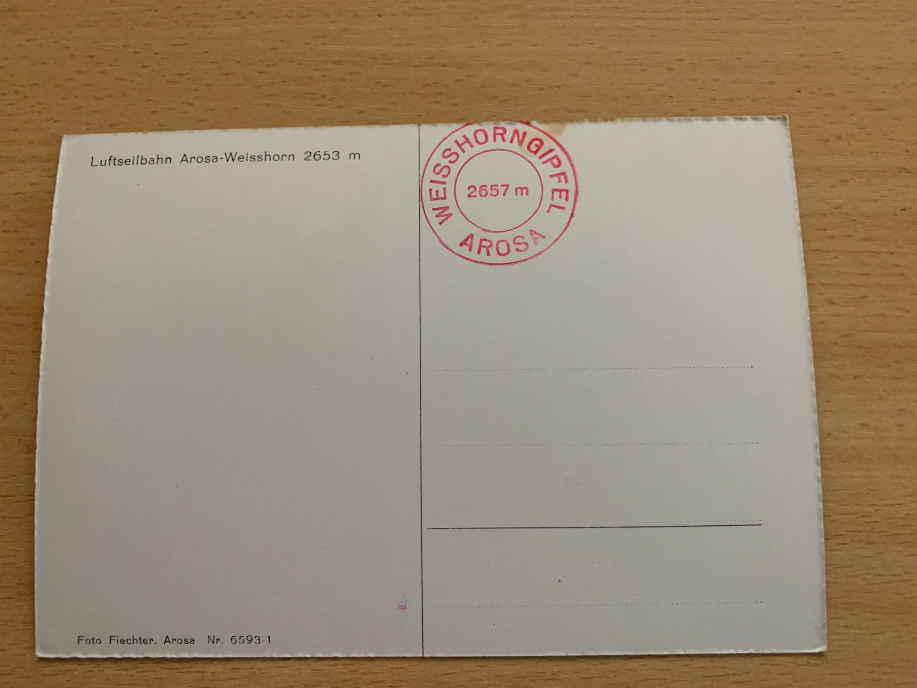 Cartoline postali: ANTIKE ANSICHTSKARTE AROSA-WEISSHORN********* – Usato da Ibach venduto da lisch3 1