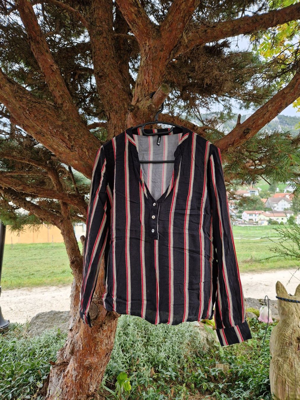 Camicette: Bluse/Tunika Chicorée schwarz/ gestreift,Gr. S – Usato da Siblingen venduto da Vany_McDougall 6